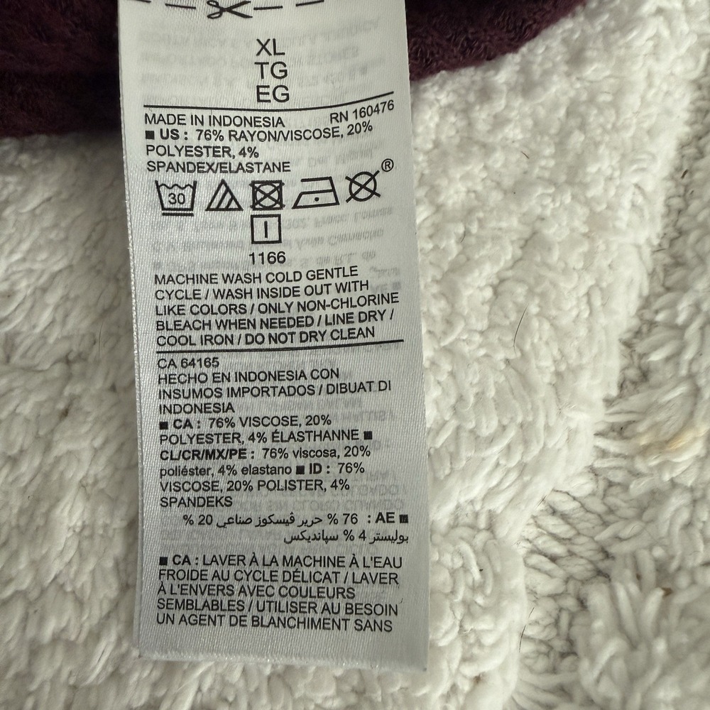 Old Navy Men's Waffle Knit Pullover Henley Thermal Size XL Casualcore Minimalist - Picture 10 of 12